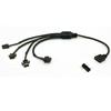 1-to-4 ARGB Splitter Cable, 5V 3-pin to JST SM 3Pin Female Adapter Cable, 5V 3-Pin Digital Addressable RGB Splitter Cable, 1 to 4 Female ARGB Cable, 11.8 Inches, 1-Pack view 1