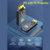 4K Displayport to Adapter, Compact Uni Directional Display Port to Video Monitor Converter Cable Male to Female, Compatible with Laptop Desktop TV HDTV Monitor Projector view 2