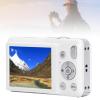 8K Digital Camera, 2.7inch 68MP Vlogging Selfie Dual Screen Camera with 16X Digital Zoom, 20 Built in Beauty Filters, 750mAh Digital Video Camera for Vlogging (White) view 2
