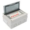 Asixxsix 4 Way Garage Consumer Unit 63A 30mA RCD 4MCB, Small Size, High Breaking Capacity, IP65 for Garages, Workshops, Outbuildings view 1