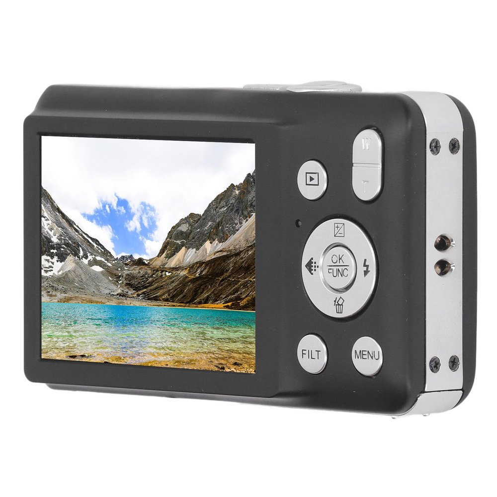 8K Digital Camera, 2.7inch 68MP Vlogging Selfie Dual Screen Camera with 16X Digital Zoom, 20 Built in Beauty Filters, 750mAh Digital Video Camera for Vlogging (Black)