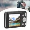 8K Digital Camera, 2.7inch 68MP Vlogging Selfie Dual Screen Camera with 16X Digital Zoom, 20 Built in Beauty Filters, 750mAh Digital Video Camera for Vlogging (Black) view 3