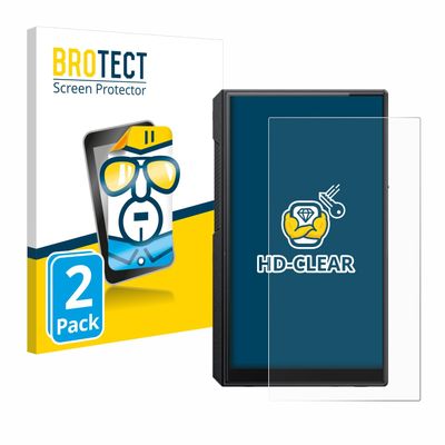 brotect 2-Pack Screen Protector compatible with FiiO M11s - HD-Clear Protection Film
