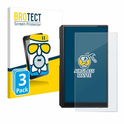 brotect Anti-Glare Glass Screen Protector Matte compatible with FiiO M11s (3 Pack) - Anti-Scratch 9H Protection Film