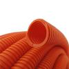 1/2 in. x 100 ft Shurtek Flexible Corrugated Orange HDPE Non Split Tubing Wire Loom view 2