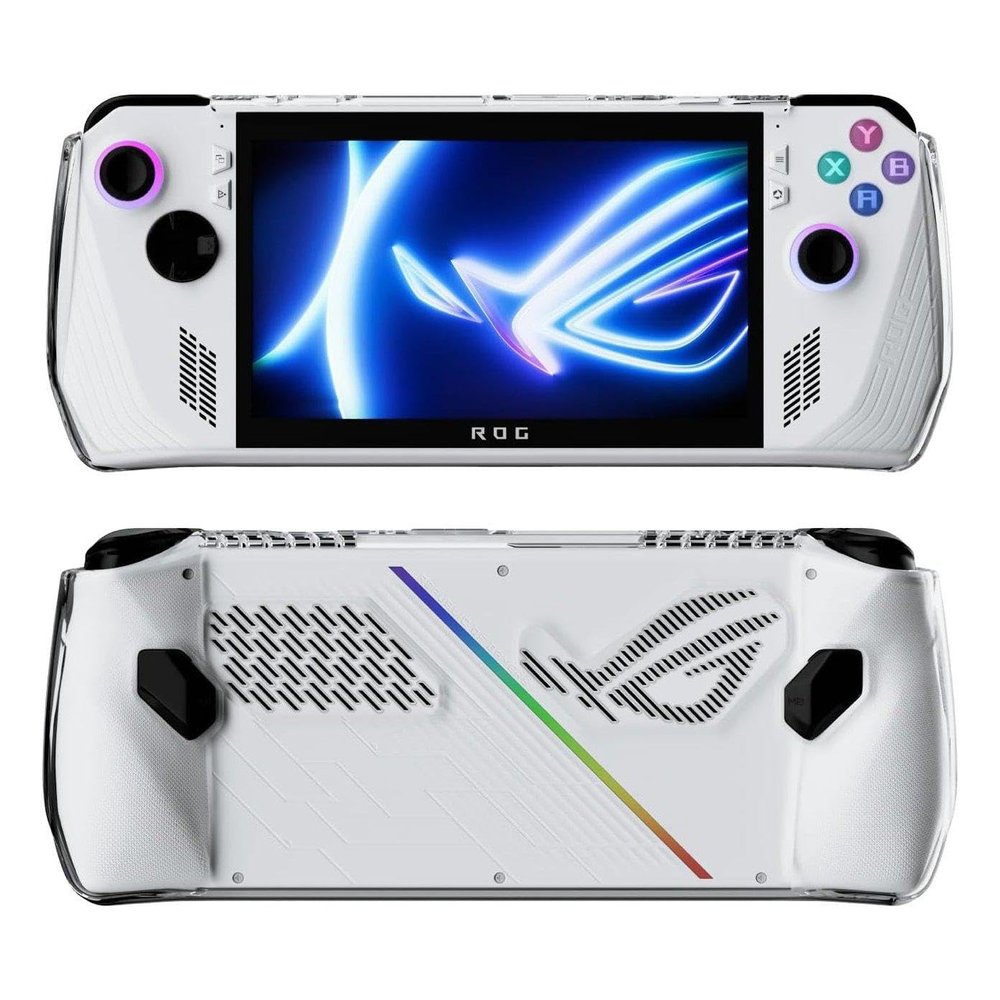 BoxWave Case Compatible with ASUS ROG Ally Z1 - Pure Crystal Slip, Durable, Flexible Transparent TPU Cover - Crystal Clear