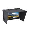 Nitze Cage for PortKeys LH7P / LH7H 7" Monitor with Built-in NATO Rail and PU Leather Sunhood - JT-I03B view 1