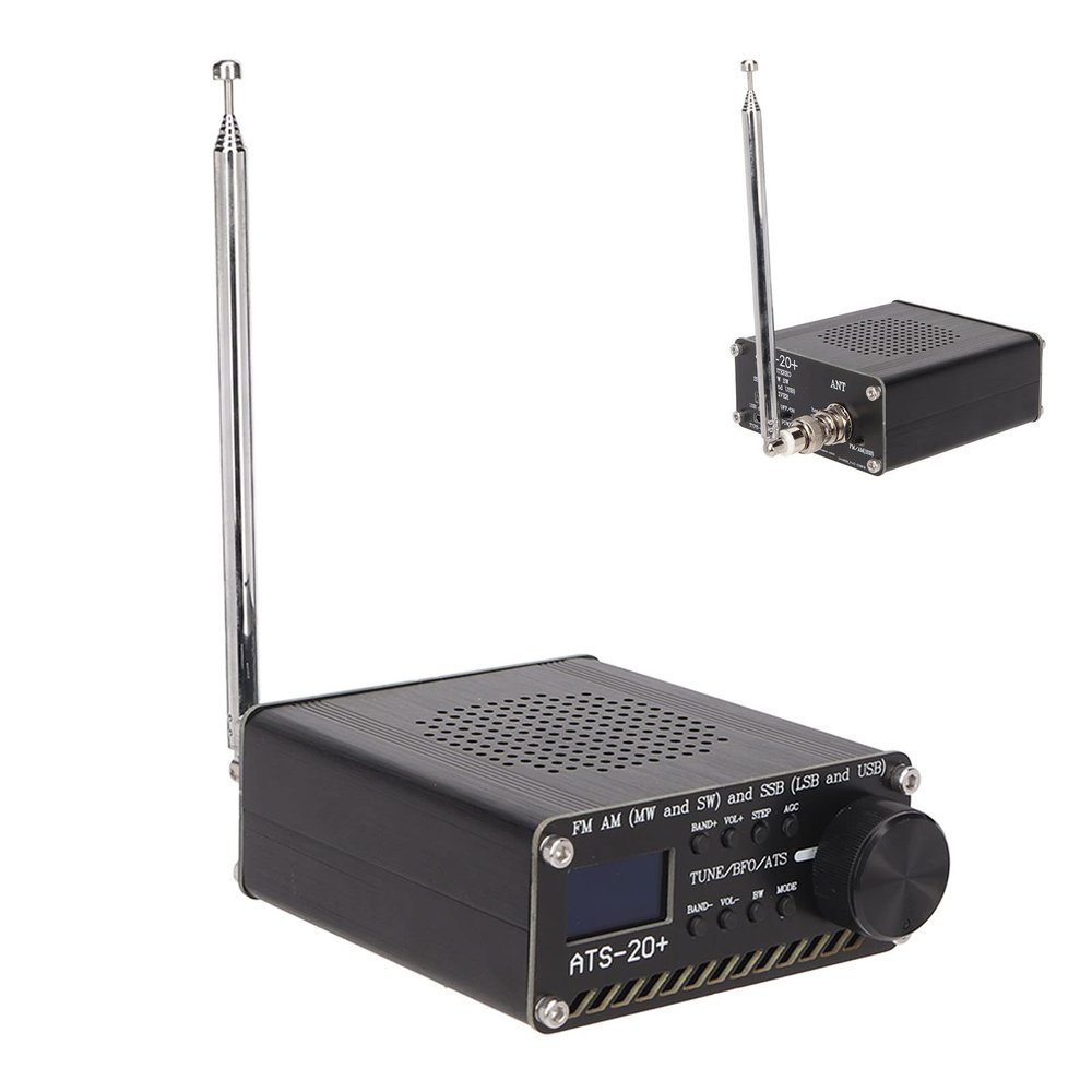 HOHXFYP ATS 20 Short Wave Radios All World Band, AM FM Radio Band DSP Full Band SSB Scanner Portable Radio, Multi Band Radio Receive,Built in Battery