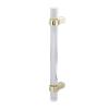 Zerodis Drawer Knob Practical Decorative Crystal Acrylic Handle for Cabinet Bookcase (Hole Pitch 96 Gold) view 3