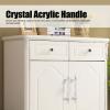 Zerodis Drawer Knob Practical Decorative Crystal Acrylic Handle for Cabinet Bookcase (Hole Pitch 96 Gold) view 4