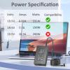 19.5V 7.7A 150W Charger Compatilble with HP Omen 15 17, Pavilion Gaming Laptop 15 16 17, ZBook 15 17 G3 G5 G6 G10 Workstation, Envy Victus Gaming Laptop Charger Compatible with HP 150W Power Adapter view 2