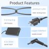 19.5V 7.7A 150W Charger Compatilble with HP Omen 15 17, Pavilion Gaming Laptop 15 16 17, ZBook 15 17 G3 G5 G6 G10 Workstation, Envy Victus Gaming Laptop Charger Compatible with HP 150W Power Adapter view 3