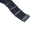 Phanteks (PH-CBKT-G5S_BK01) Revolt Cable Kit, PCIe Gen5 Starter Set, 12VHPWR, Individually Sleeved Cables with Combs, Compatible with Revolt and AMP Series Power Supplies, Black view 3