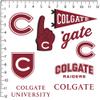 Colgate University 9ct Vinyl Large Deluxe Stickers Variety Pack - Laptop, Water Bottle, Scrapbooking, Tablet, Skateboard, Indoor/Outdoor - Set of 9 view 2
