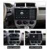 10.1" 2+32GB Touch Screen Android 12 Car Radio for Jeep Compass 1 MK 2006-2010 Stereo Dash Kit Built-in Car-Play Android Auto GPS Navigation,Support FM/SWC/Rear View view 2