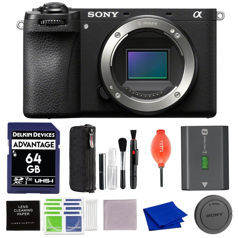 Sony Alpha a6700 Mirrorless Camera Body Bundle with 64GB SD Card, & More | Sony a6700