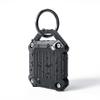 Dovick- Waterproof Airtag Keychain Holder Case,Screw Full Cover Compatible with Apple Air Tag Tracker Key Ring Black 1 Pack view 1