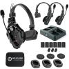 Hollyland Solidcom C1 Full Duplex Talk Wireless Intercom Headset System 1100ft Team Communication Group with 1 Master & 2 Remote Headsets view 1