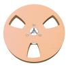 5 Inch Takeup Reel, Open Reel Aluminum Alloy Takeup Reel, 3 Wind Resistance Holes, 1/4 Empty Tape Reel for Opening Machine Part (Gold) view 1