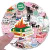 100pcs Cute Funny Smutty Book Stickers Vinyl Sticker Pack view 2