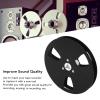 5 Inch Takeup Reel, Open Reel Aluminum Alloy Takeup Reel, 3 Wind Resistance Holes, 1/4 Empty Tape Reel for Opening Machine Part (Black) view 3