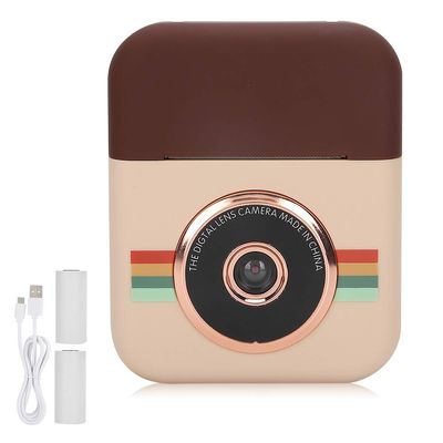 Leapiture Mini Children Print Camera Thermal Printer Camera Cartoon Creativity Digital Camera HD Take Pictures Video Creative Gift for Children