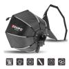 Triopo Softbox 21.6in/55cm Octagon Umbrella Photography Softbox for Godox V860II V860III V850II V850III TT600 TT685 TT685II YN560 III IV JY-680A, etc Flash Speedlite Speedlight Soft Boxes (KS2-55) view 3