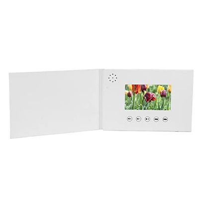 Video Greeting Card for Mothers Day, DIY 720P Video Brochure, Special Wishes Valentine Card for Thanksgiving Day, Christmas, 256M Memory (4.3inch)