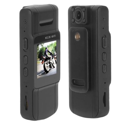Tangxi 2K Ultra HD Wearable Camcorder, Mini Clip Video Camera Body Worn Camera, HD Night V Law Enforcement Camera, Easy to Use for Hiking, Riding and Pets Walking