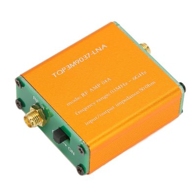 RF Amplifier, 0.1MHz6GHz Full Band Low Noise Amplifier, 1.95GHz 20dB High Gain LNA RF Power Preamplifier Module, 50 (2500mAh Li Ion Battery)