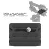 Quick Release Plate, Aluminum Alloy Camera Quick Mounting Plate Adapter, for RS3 RS 3 Mini RS 3 Pro RS 2 RSC 2 Stabilizer view 2