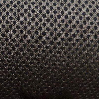 100X140Cm 3D Thickened 3 Layer Sandwich Mesh Fabric for Seat Cover Breathable Sport Shoes Bags Sofa Material Speaker Mesh Fabric - (Size: 5M/Color: 15 Black)