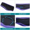 MMUSS Sleep Headphones with Headband with Ultra Thin Stereo Speakers Control Button.Perfect for Sleeping,Sports,Air Travel,Meditation and Relaxation (SHButton Purple 3.5mm) view 4