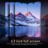 6.3 Inch Ultra HD Screen 4GB RAM 64GB ROM 8MP and 24MP Camera Face Recognition 3G WiFi GPS Mobile Phone for Android 12 US Plug 100V to 240V (Blue) view 3