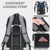 Laptop Backpack with USB Charging Port Large Capacity Ergonomic Support Travel Backpack Lightweight Aesthetic Daypack (Pink) view 4