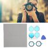 for Panoramic Camera Dual Lens Guards, Replacement PC Protective Lens Cover Case, Sticky Lens Guard Set for Camera view 2