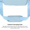 Camera Bag for, Thickened Camera Protective Case Large Capacity with Adjustable Strap for CP910 1200 1300 DSLR, Portable Travel Storage Cover Bag with Handle Zipper (Blue) view 4