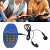 Jiawu Solar Charging E Bible EReader Tablet with LED Light, 4G Capacity & Support 8 Folders Switching, Blue view 3