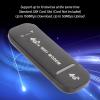 Portable 4G LTE USB Mini Router, 4G 150Mbps Mobile Internet Devices, Unlocked 4G dongle with High Safety, Simple Use for Travel Home Office (Black) view 4
