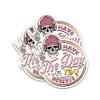 314PI Have The Day You Deserve Sticker, Skeleton Stickers, Skull Stickers, Peace Sign Skeleton Stickers, Snarky Stickers, Mental Health Stickers, Water Assistant Die-Cut Vinyl Stickers for Laptop, Phone, Water Bottles, Book, Kindle, Mental Health Awa view 2