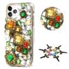 STENES Sparkle Case Compatible with Samsung Galaxy Z Fold 5 5G Case - Stylish - 3D Handmade Bling Crystal Rhinestone Crystal Diamond Design Girls Women Cover - Champagne view 2