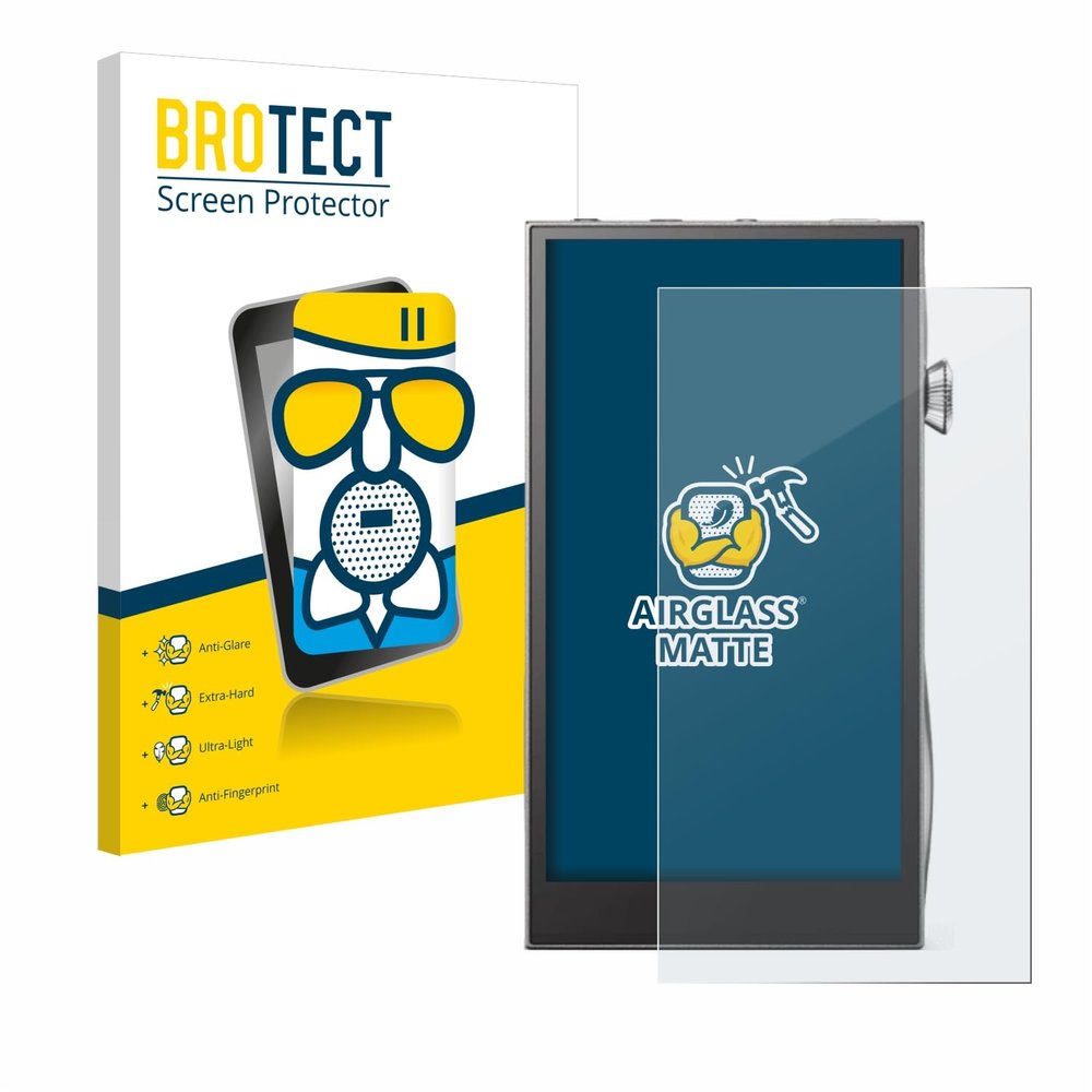 brotect Anti-Glare Glass Screen Protector Matte compatible with Astell&Kern A&futura SE300 - Anti-Scratch 9H Protection Film
