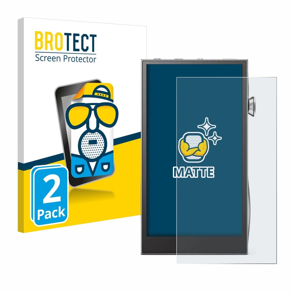 brotect 2-Pack Screen Protector Anti-Glare compatible with Astell&Kern A&futura SE300 Screen Protector Matte, Anti-Fingerprint Protection Film