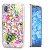 STENES Sparkle Case Compatible with Samsung Galaxy Z Fold 5 5G Case - Stylish - 3D Handmade Bling Cactus Flowers Rhinestone Crystal Diamond Design Girls Women Cover - Pink view 1