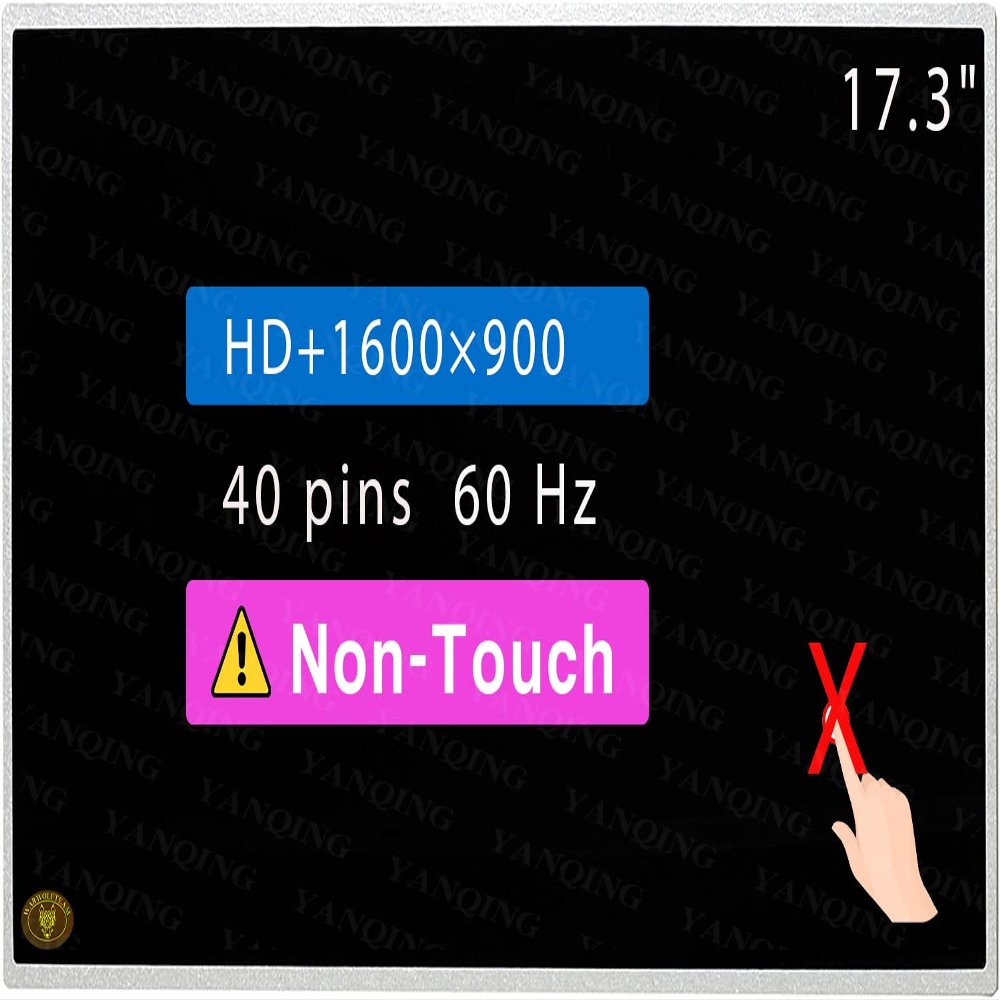 17.3" Screen Replacement for ASUS X75A-XH51 LCD Display Panel 40 pin (HD+1600900 Non-Touch)