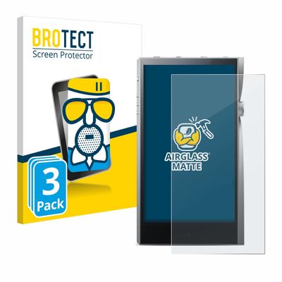 brotect Anti-Glare Glass Screen Protector Matte compatible with Astell&Kern A&futura SE200 (3 Pack) - Anti-Scratch 9H Protection Film