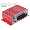 Goshyda Mini Digital Car Audio Amplifier, HiFi Audio Music CD DVD MP3 FM Player, Professional Input Operational Amplifier IC, 4 Sound Field Modes of DSP, 12V Power Supply (Red) view 3