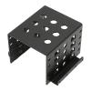 2.5in Hard Drive Mounting Adapter Supports All 2.5 Inch HDD and SSD, Hard Drive Storage Bracket with Built in Expansion. (Black) view 2