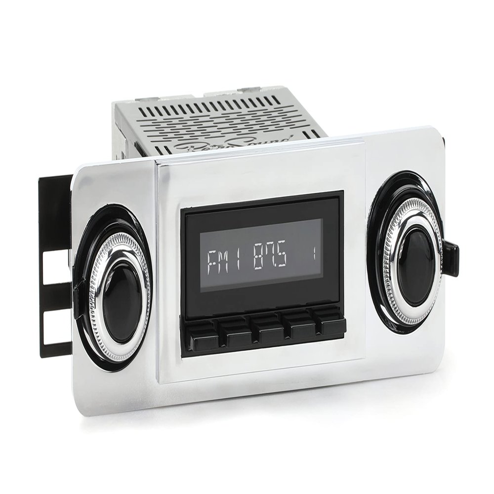 RetroRadio Compatible with 1967-72 Chevrolet C/K Series Truck Features Include Bluetooth, USB, AM/FM HB-M2-119-53P-93PC