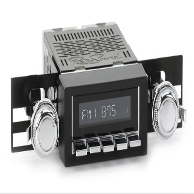 RetroRadio Compatible with 1971-74 AMC Javelin Features Include Bluetooth, HD, SiriusXM Ready, AM/FM LC-M4-216-03-73AM